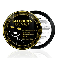 pearl seaweed eye mask gold repair eyebags and dark circle black 60 pieces