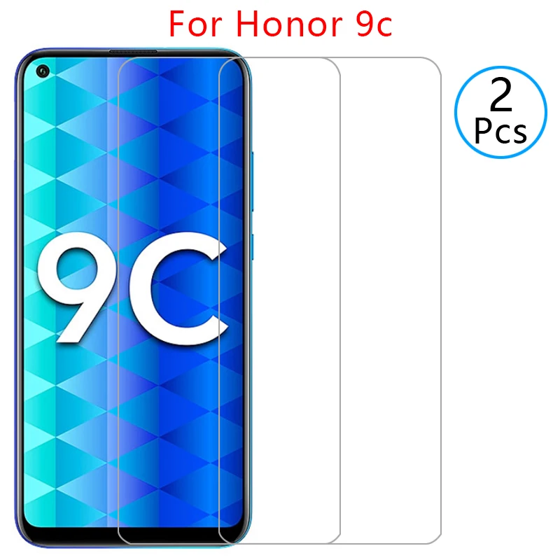 Закаленное стекло на honor 9c защита экрана Защитное для huawei 9 c c9 защитная пленка huawey