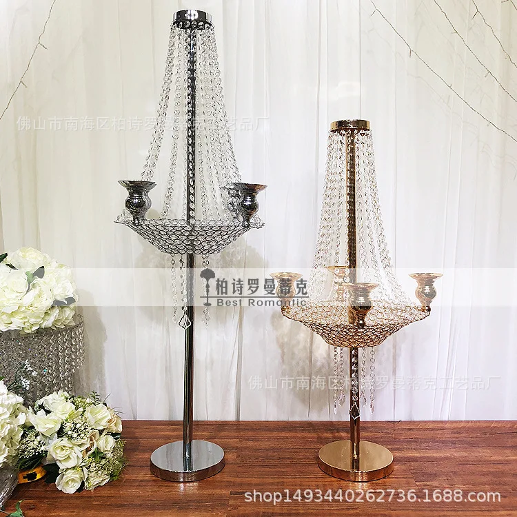 

5 head candlestick table candlestick decoration flower decoration wedding road guide