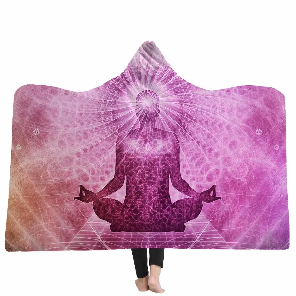 Индийская Мандала чакра мягкое школьное одеяло теплое шерстяное бархатное с