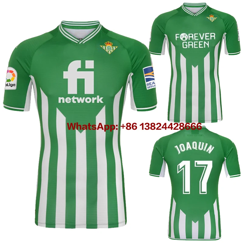 2021 2022 Топ тайская футболка Betis Мужская комплект для взрослых и детей | одежда