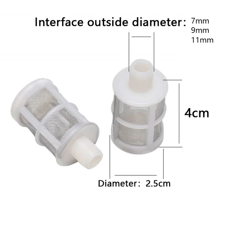 Фильтр для аквариума из нержавеющей стали на входе чехол сети креветок