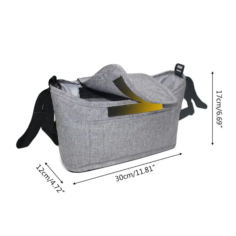 

Universal Baby Stroller Hanging Organizer Bag Pram Cup Nappy Diaper Storage Basket Pocket Pushchair Accessories