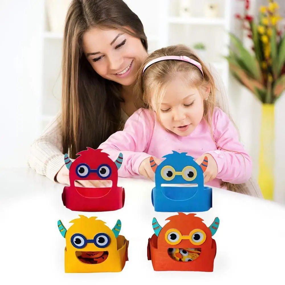 

Baby Montessori Felt Toy Devil Shape English Letter Toy Cognitive Teaching Toys Feeding Learning Early Aid Education Kids T K7p6