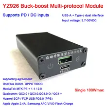 DYKB Fast charge module PD 100W DC QC Quick charging adapter  USB TYPE-C DC 12V 24V input  FULL protocol QC 40 3.0 Huawei SCP PD