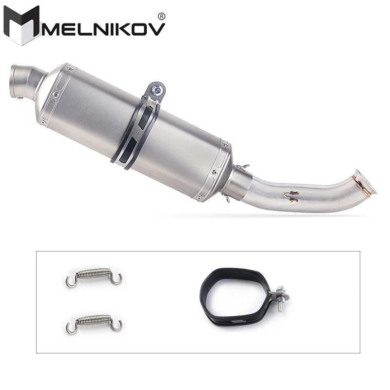 

Motorcycle Exhaust Muffler Middle Pipe Slip On Escape For DUKE 390 250 DUKE 125 RC 390 125 RC390 2016 2017 2018 Exhaust