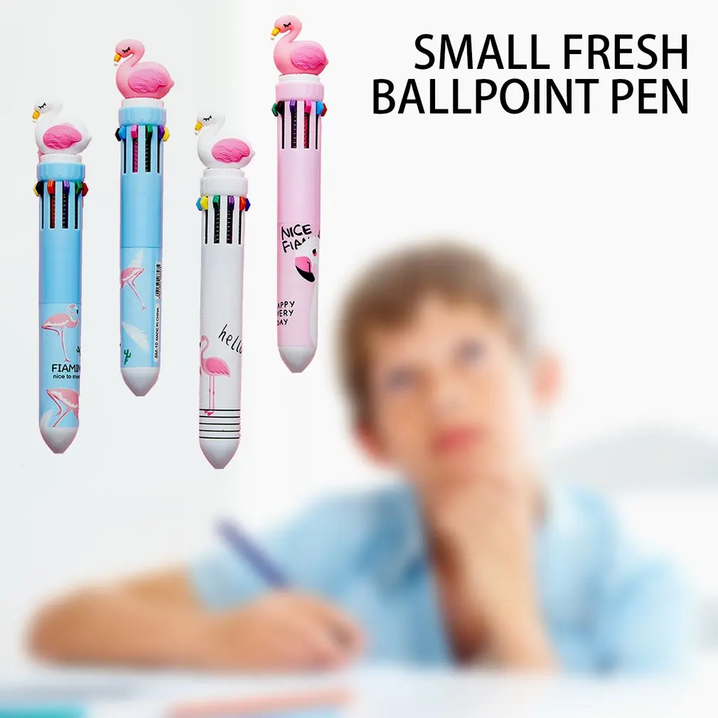 

Practical Ballpoint Pen Small Fresh durable Colorful Pen Student Marker Pen Multi-function Portable Pen
