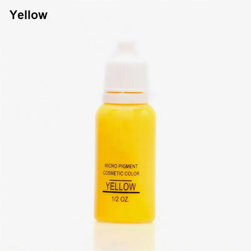 Профессиональные чернила для татуировки 15 мл Перманентный макияж бровей губ