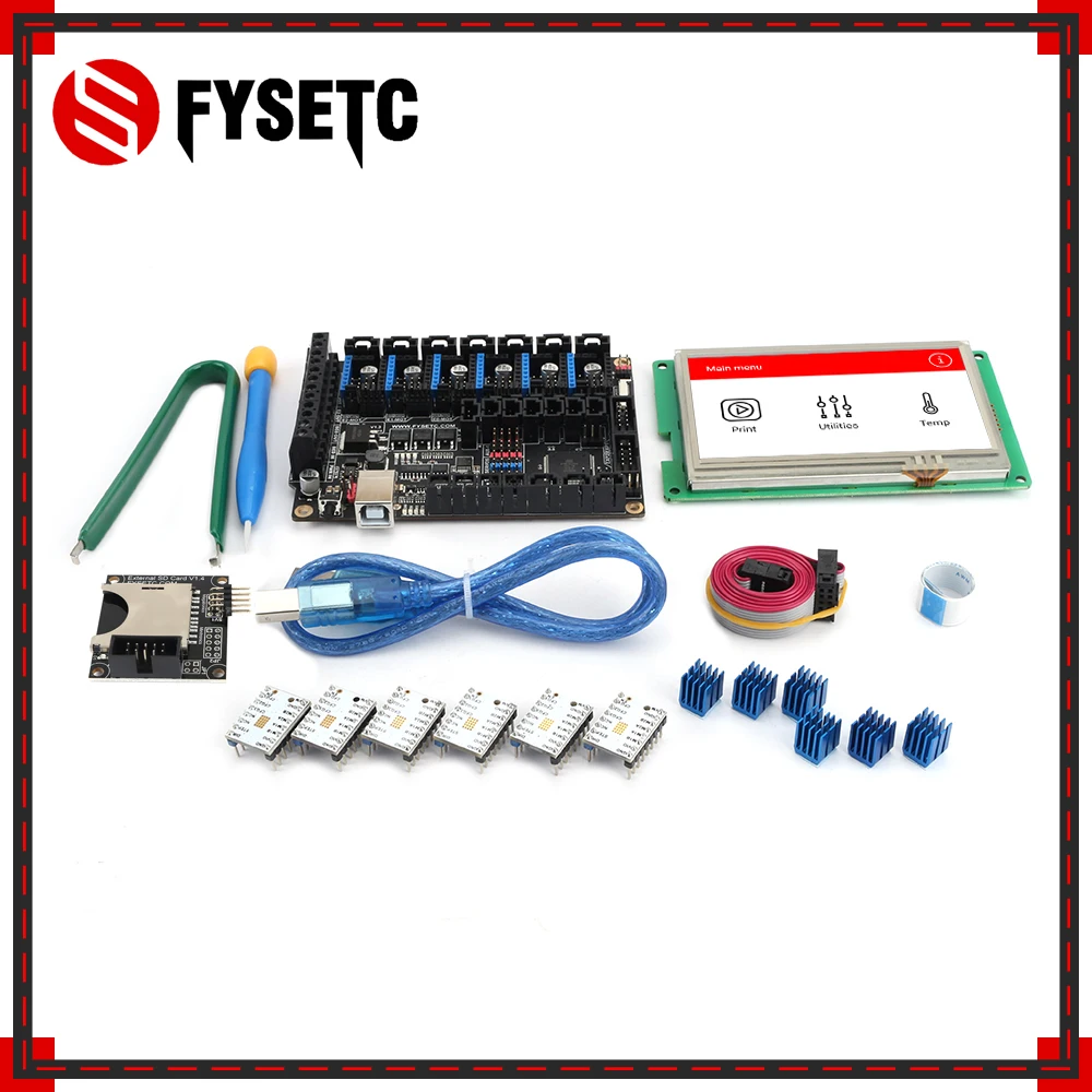 Плата все в одном FYSETC F6 решение для электроники V1.3 устройств с ЧПУ 3D принтера + 6