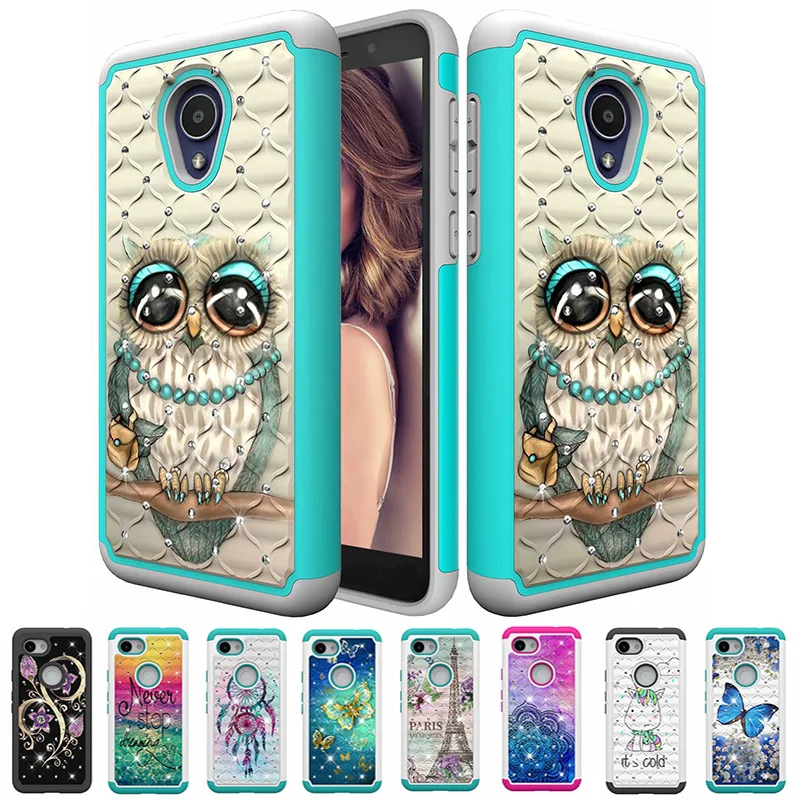 Чехол 2 в 1 для Alcatel 1x Evolve paining чехол TCL LX A502DL Гибридный резиновый с принтом IdeaXtra 5059R |