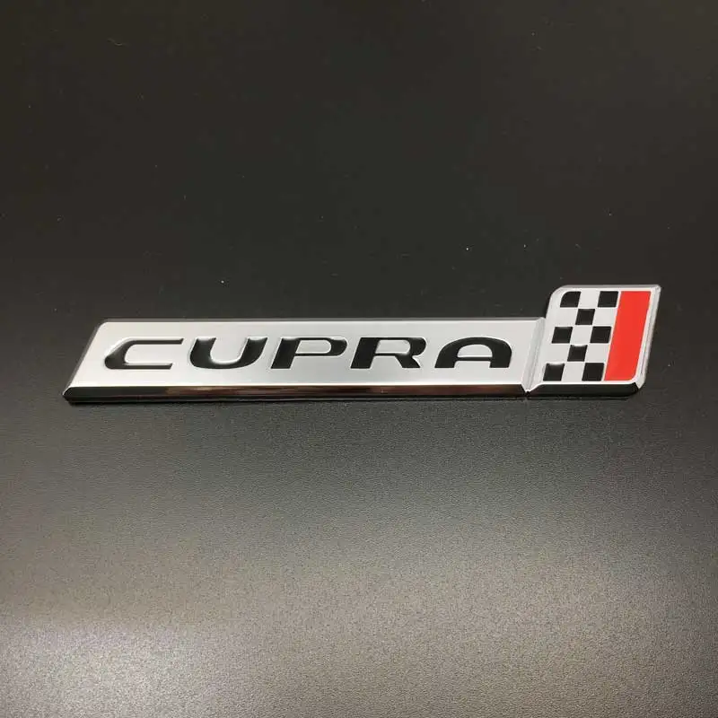 3D Металлическая Автомобильная наклейка CUPRA Гоночный флаг хвост эмблема значок на