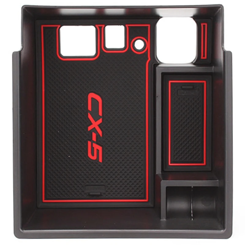 

Для Mazda CX-5 CX5 CX 5 2017 2018 2019 центральный автомобильный подлокотник для хранения коробка консоль держатель для подлокотника чехол для поддона ак...