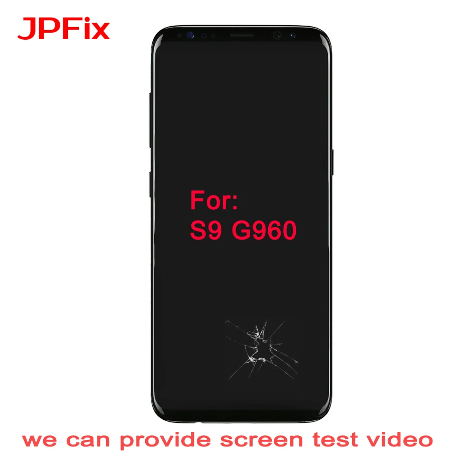 JPFix для Samsung S9 G960 тренировочная ЖК стеклянная панель треснувший дисплей утечки