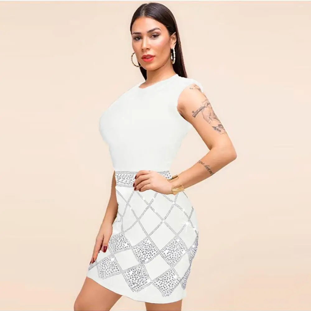 Блестящее платье для женщин с блестками вечерние платья ночного клуба летние