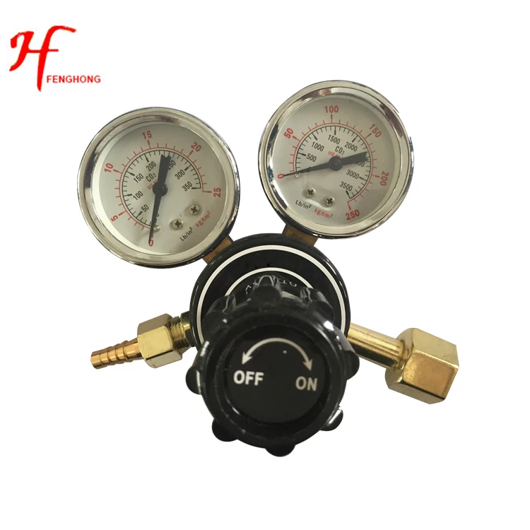 

Manufacturer Ningbo Zhejiang G5/8 thread Aluminium co2 regulator with cheap price