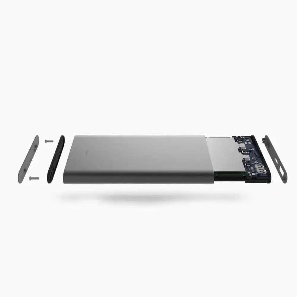 10000 мАч высокая версия Xiaomi Mi Power Bank 2 Внешний аккумулятор 18 Вт Быстрая зарядка Powerbank