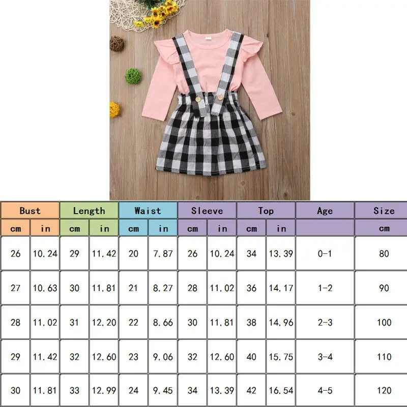 2 шт. детское платье с длинным рукавом на возраст 0 5 лет|Комплекты одежды для
