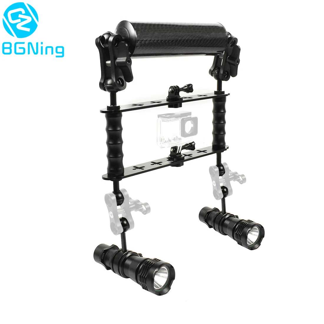 BGNing ручная клетка для дайвинга с 1 &quotшаровой головкой поплавковый рычаг фонарь