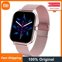 xiaomi women smartwatch 1 69 color screen full touch fitness tracker bluetooth call smart clock ladies men smart watch bracelet