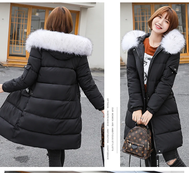 Big Size 6XL 7XL 8XL Women Jacket Winter Fur Hooded Parkas Female Plus Size Loose Women Thick Warm Cotton Women Long Coat Winter