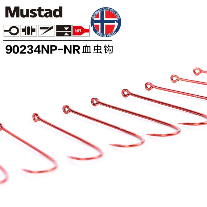 1 упаковка, Аутентичные крючки mustad для морской рыбалки, Pesca 90234 Np# Высокоуглеродистая сталь, крючки для Червяков, приманки, колючие крючки