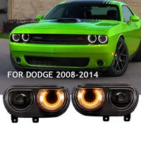 Car Front Light For Dodge Challenger Headlight 2008-2014 LED Head Lamp