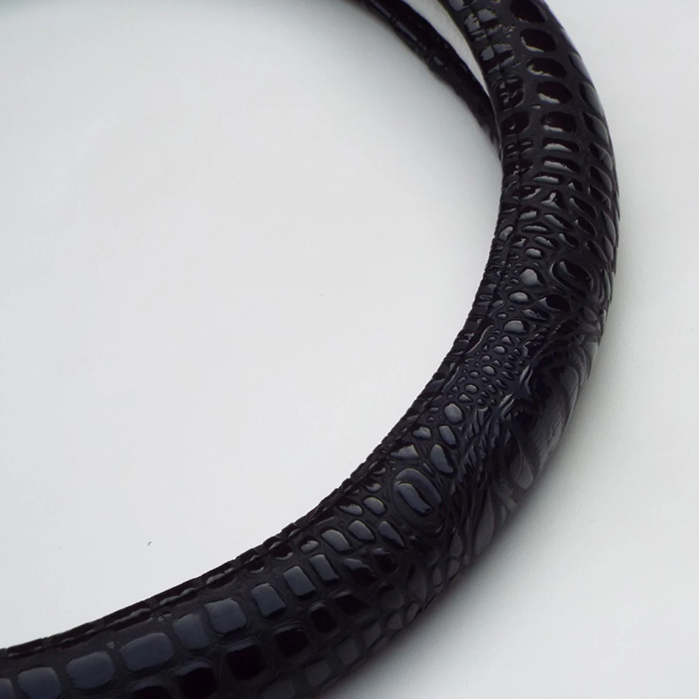 Универсальный чехол на руль из искусственной кожи с рисунком под кожу крокодила