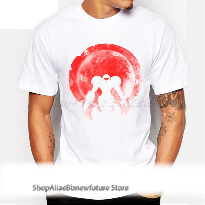 

Asian Size Parasite Hunter creative design men t shirt vintage printed male funny tops short sleeve casual novelty cool tee