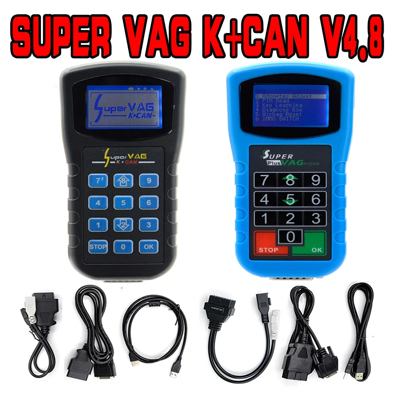 

Горячая Распродажа 2020 Супер VAG K + CAN Plus 2,0 Диагностика + коррекция пробега + считыватель Pin-кода SuperVAG K + CAN 4,8 с лучшим качеством