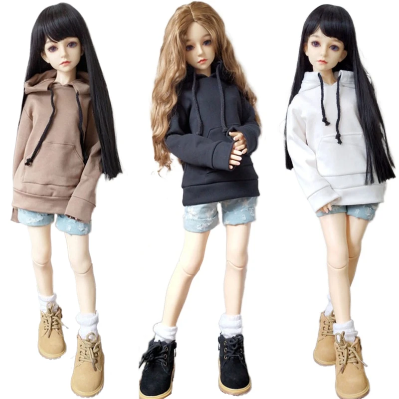 

Paris Fashion Hoodie for Barbie CD FR Kurhn BJD Ken Doll Clothes Accessories Dollhouse Role Play