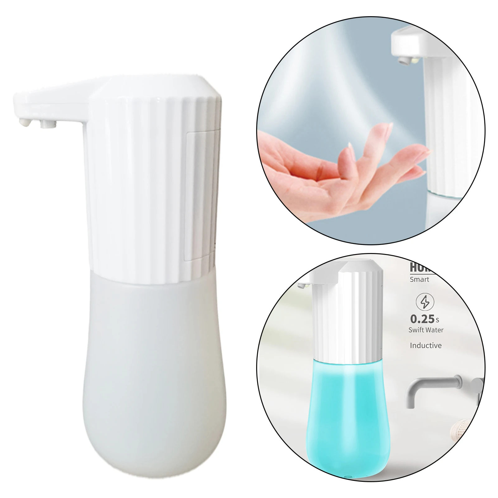 

No Touch Automatic Soap Dispenser 600ml Soap Pump Bottle Spray Type