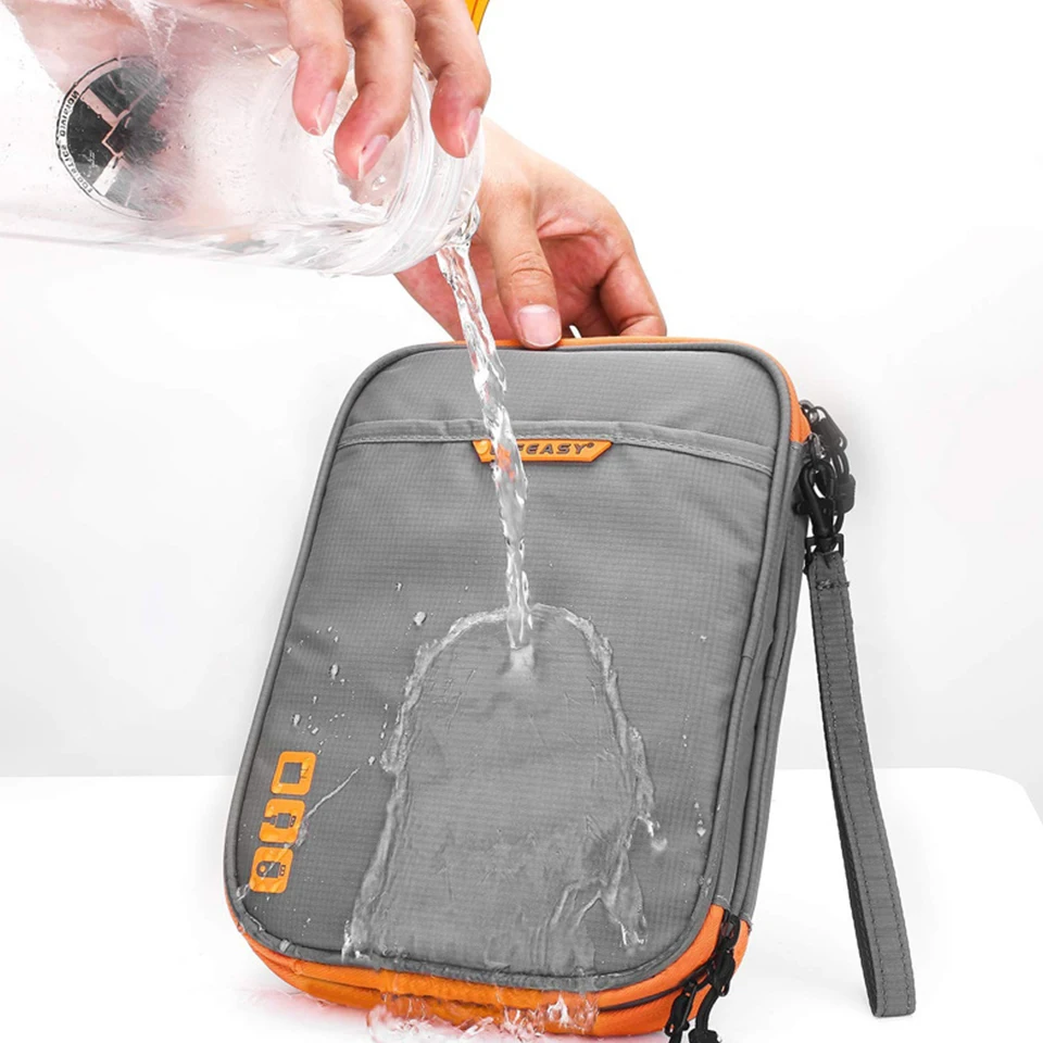 portable electronic accessories travel casecable organizer bag gadget carry bag for ipadcablespowerusb flash drive charger free global shipping