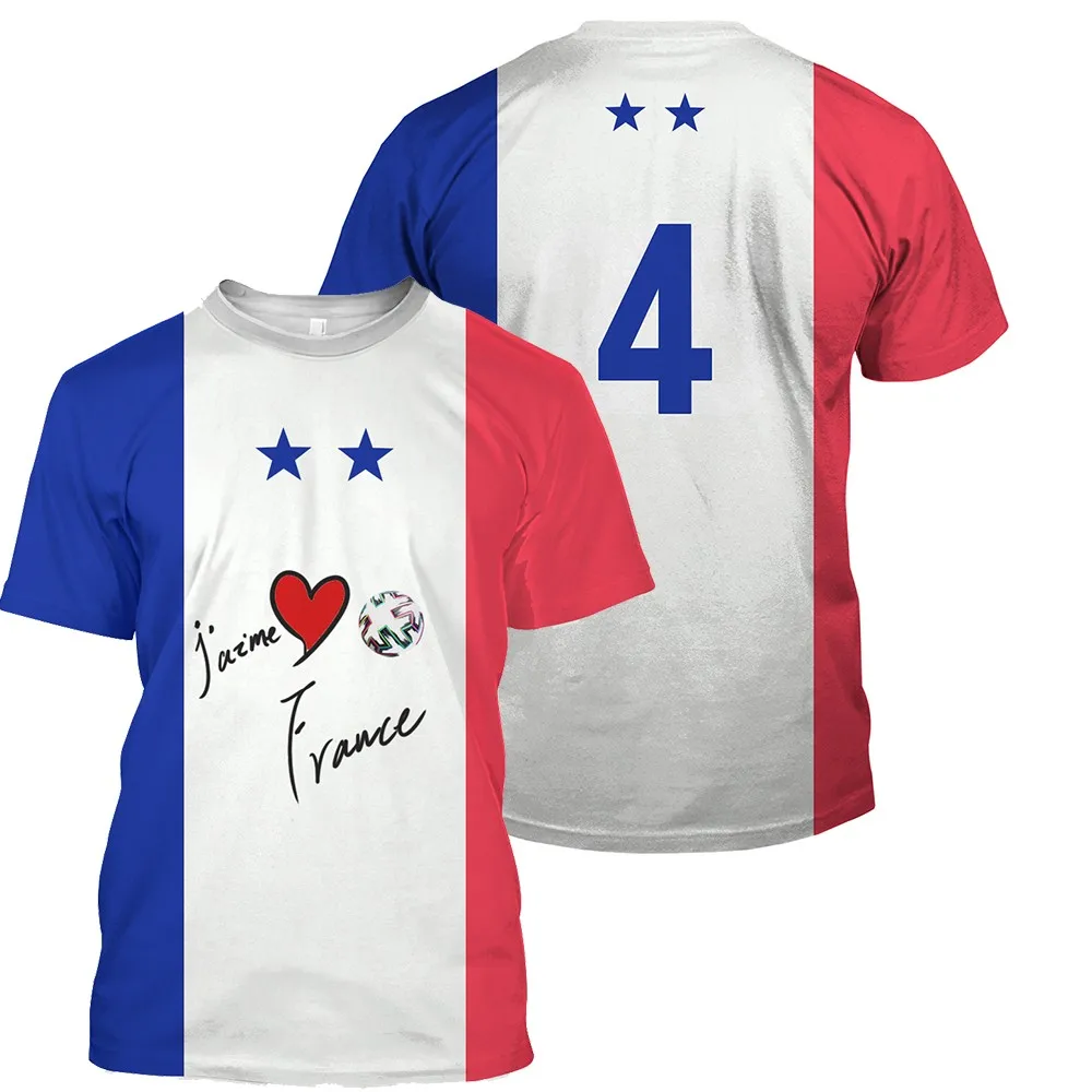 

2021 New Summer Men's T-shirt Sports Loose Outdoor T-shirt Fashion Men's and Women's Parent-child Cheerleading Uniform DIY