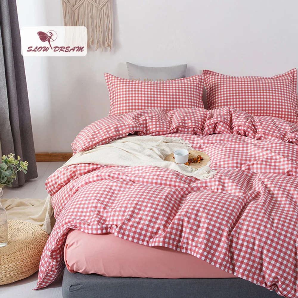 Простое японское постельное белье slavdream Декор для дома покрывало с двойной