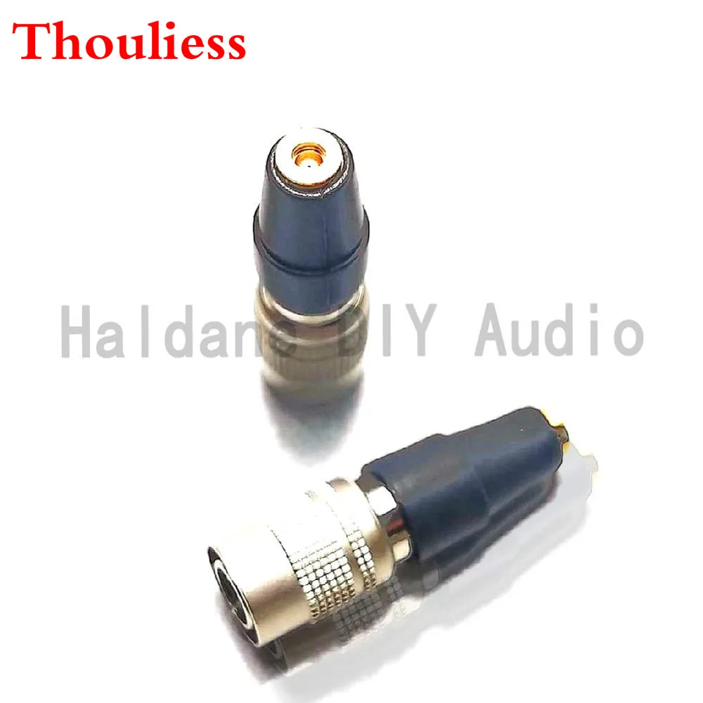 Thouliess one pair Headphone Plug for MrSpeakers Mr Speakers Ether Alpha Dog Prime Male to MMCX Female Converter Adapter