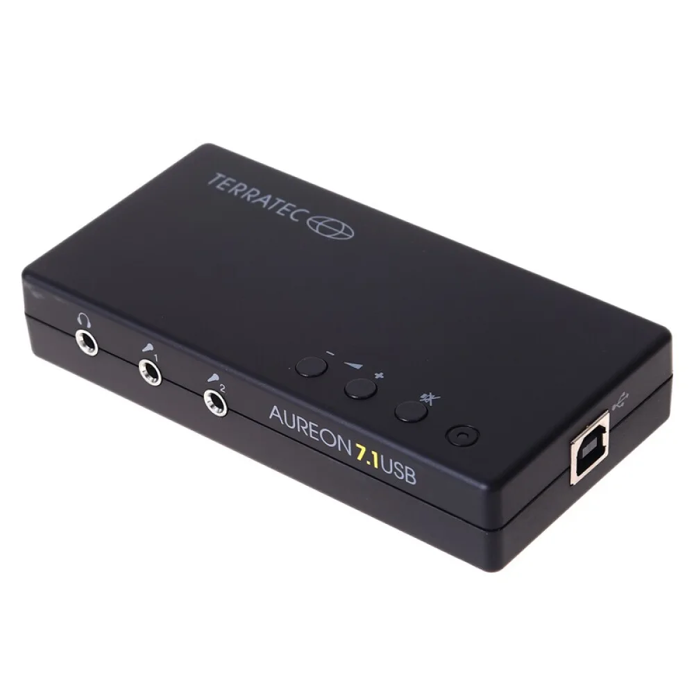 ЦАП HIFI внешняя звуковая карта TerraTec Aeruon 7 1 USB поддерживает каналов с входом и