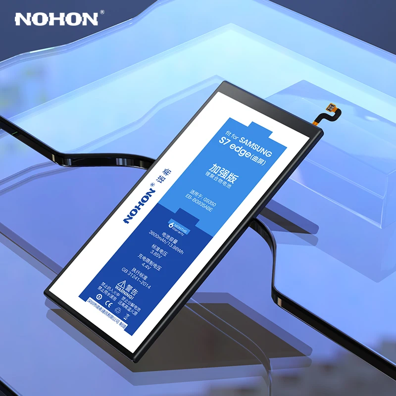 NOHON батарея для Samsung Galaxy S7 край S6 S5 S4 G9350 G935 G935F G935FD G935W8 S7edge акумуляторная замена