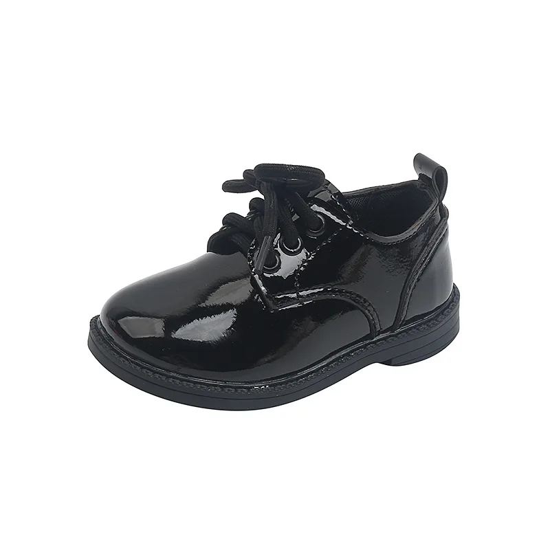 

2021 Autumn New Children Soft Sole Shoes for Boys and Girls British Style Kids Casual Shoes Back To School Shoes PU Leather