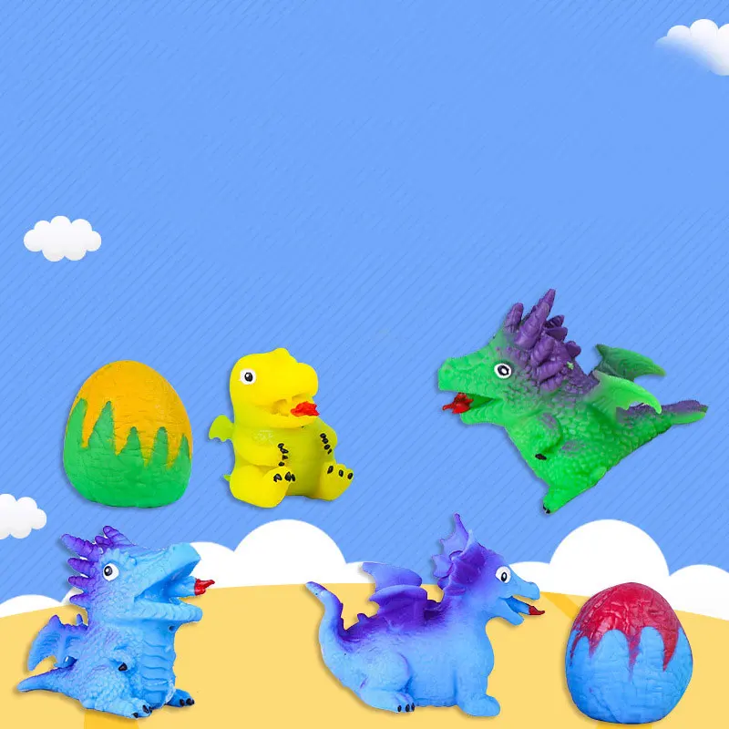 

Kneading Decompression Toy Dinosaur Egg Creative Vent Kneading Decompression Creative Simulation Flip Stress Relief Kids Toys