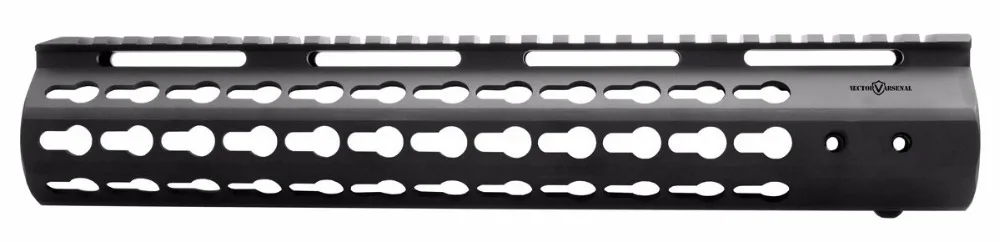 Tactical. 308 тонкий свободный поплавок KeyMod 12 дюймов высокий профиль Handguard Пикатинни кронштейн стальной Баррель Гайка подходит AR10 308