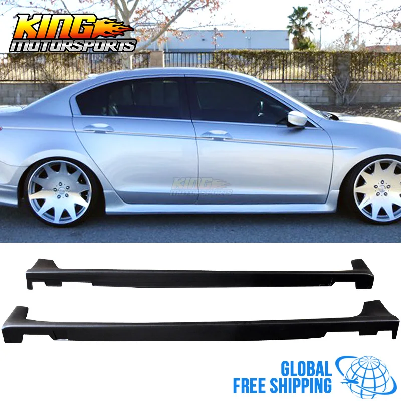 

Подходят для 08-12 Honda Accord Sedan 4Dr OE style, полипропиленовые боковые юбки PP Global, Бесплатная доставка по всему миру