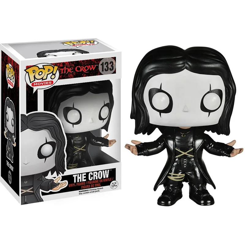 133 with box Funko Pop The Crow Teen Titans Go Raven виниловые фигурки игрушки куклы Коллекция ПВХ фигурка игрушка модель игрушки подарки на Хэллоуин - Цвет: 133 with box