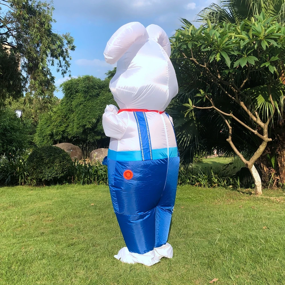 easter bunny inflatable costumes adult halloween cosplay costumes blow up rabbit role play disfraz fancy party dres man woman free global shipping