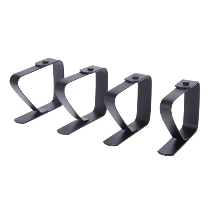 4 шт. Нержавеющая сталь Скатерти чехол на защелке для питания пикника открытом