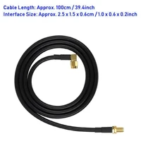 coaxial cable with sma femal to radio for baofeng uv5r uv82 uv 9r plus walkie talkie sma female to male antenna cable