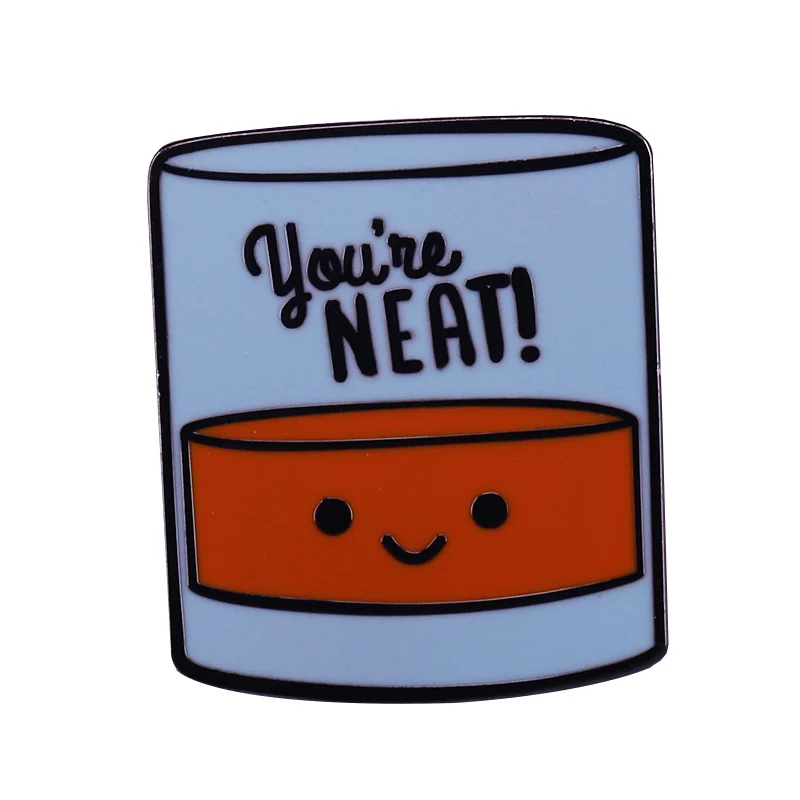 Металлическая эмалированная брошь-значок на булавке | Украшения и аксессуары