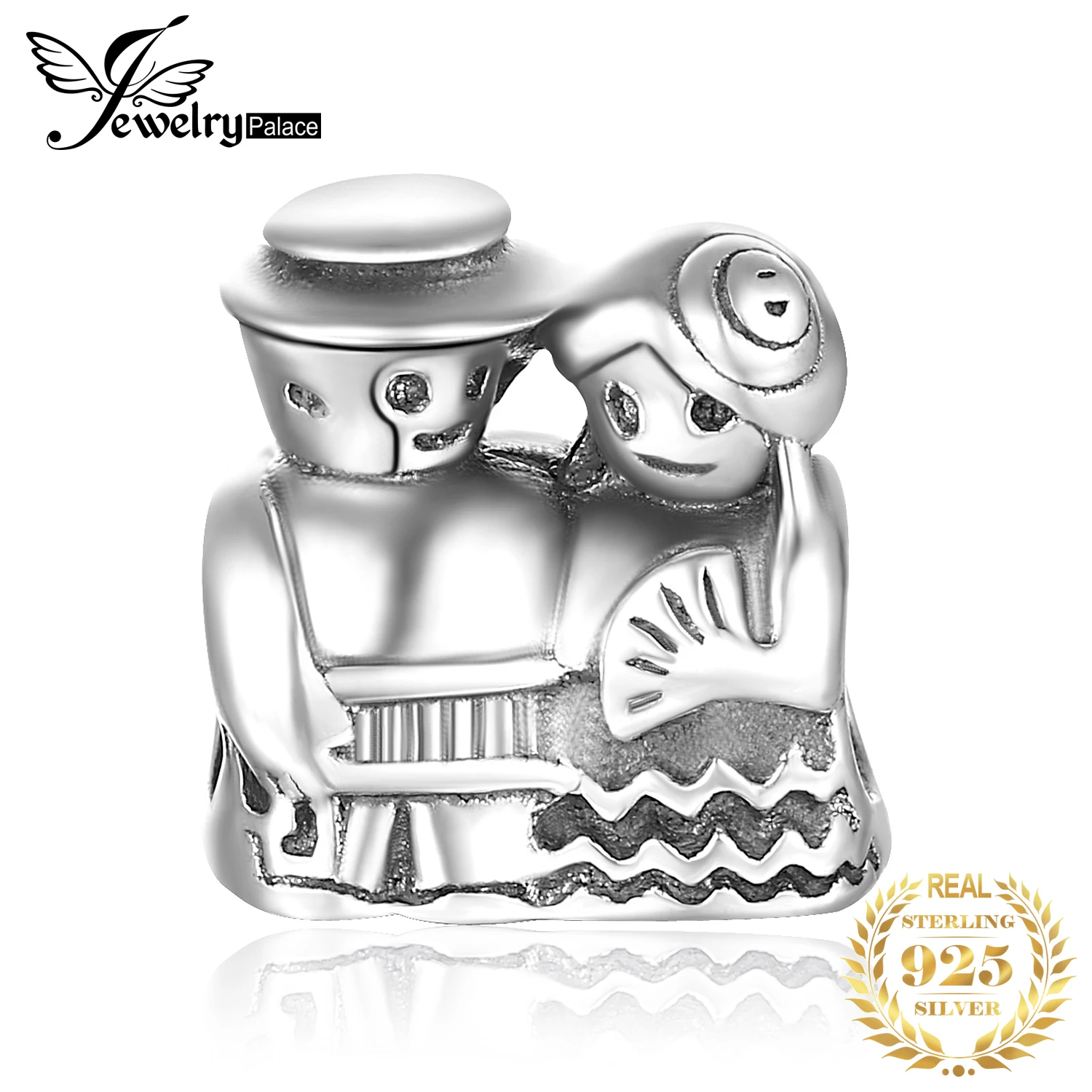 JewelryPalace 925 пробы серебро замуж молодых влюбленных муж и жена Юбилей Свадебные