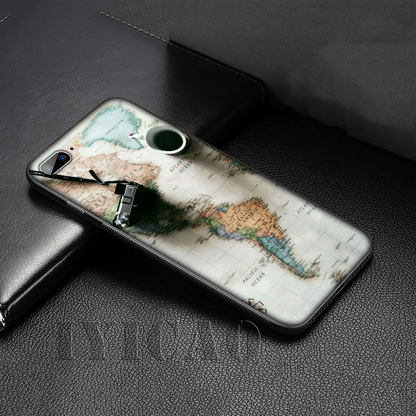Beautiful Girl drink coffee Design Soft Silicone Cover Case for iPhone 11 Pro XR X XS Max 6 6S 7 8 Plus 5 5S SE Black Phone |