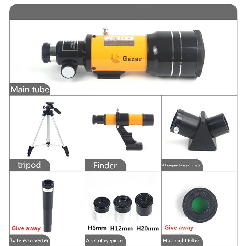 

Professional stargazing astronomical telescope high-definition high-power astronomical telescope 70300 astronomical telescope
