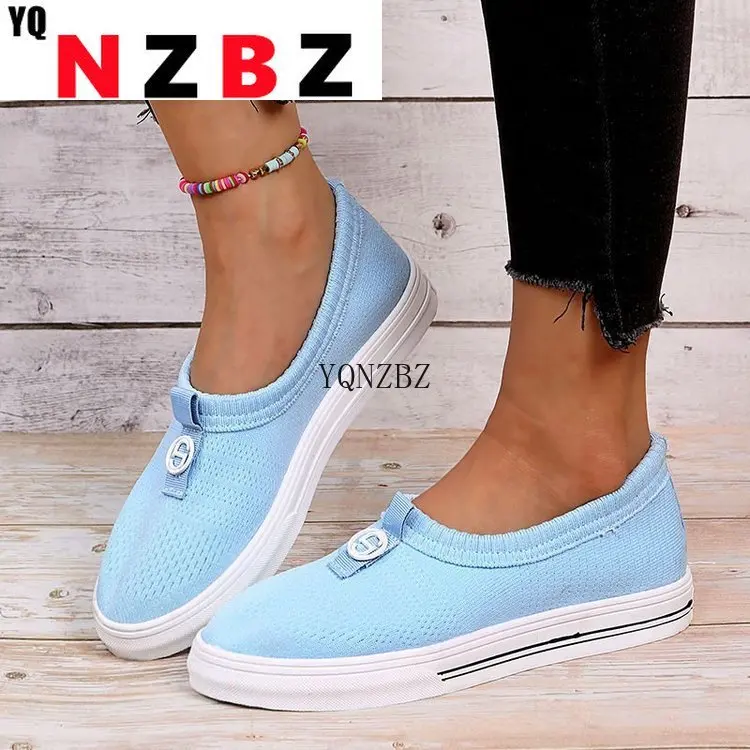 

New large size sports women's shoes spring autumn fashion women's casual shoes women's platform sneakers mesh running loafers